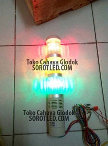Lampu Tower LED Indikator Peringatan 3 Warna